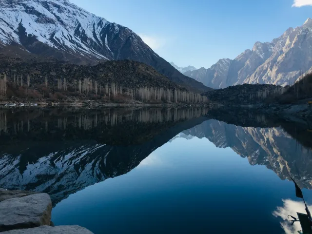 Representative northern Pakistan scenery; the route is described in the itinerary